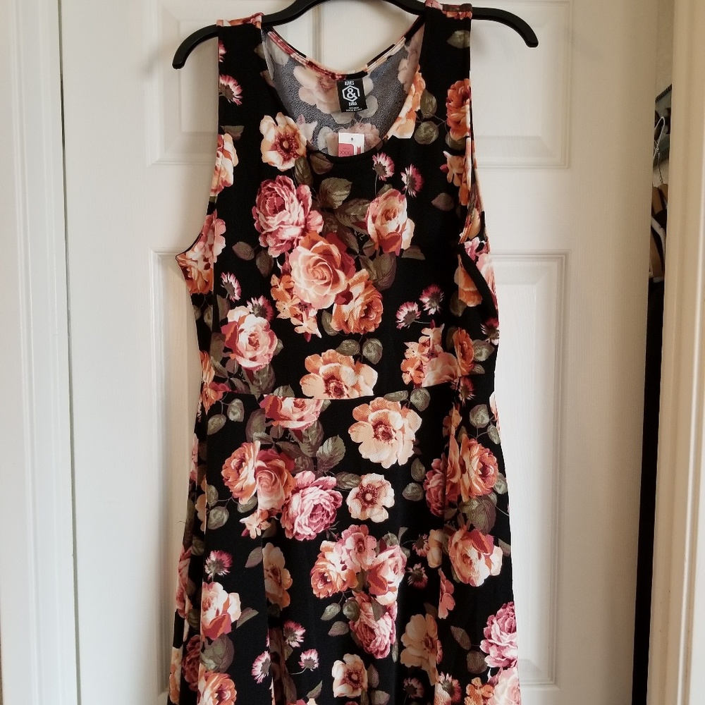 Agnes and Dora (A&D) Floral Fisher Dress